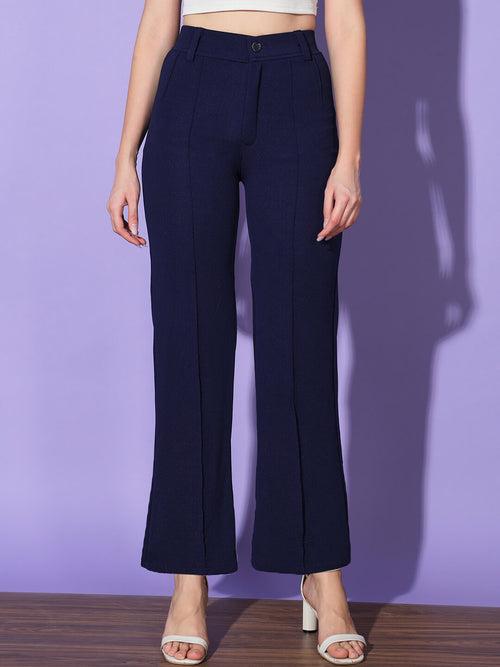 Carrera Full Length Women Formal Trousers and Pants-3296