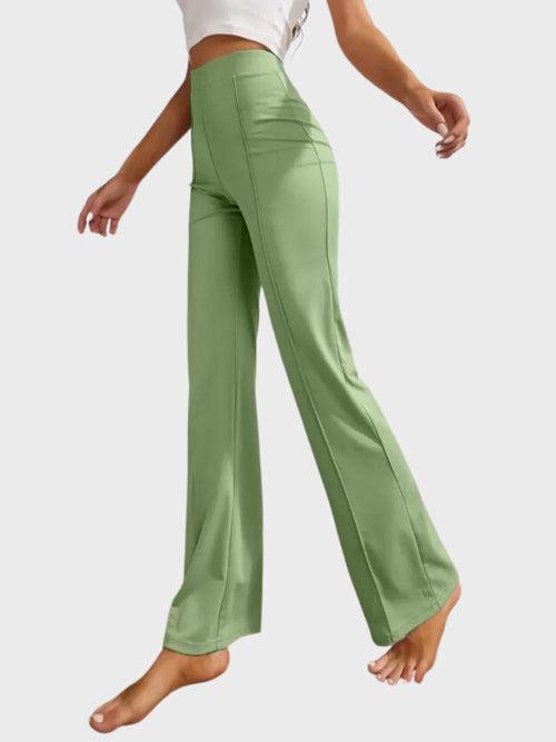 Lycra Full Length Women Trouser Pant-3114