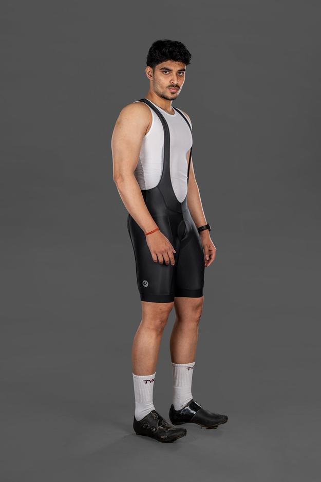 Mens Cycling | Racing Bib Shorts | Sprint | Ebony