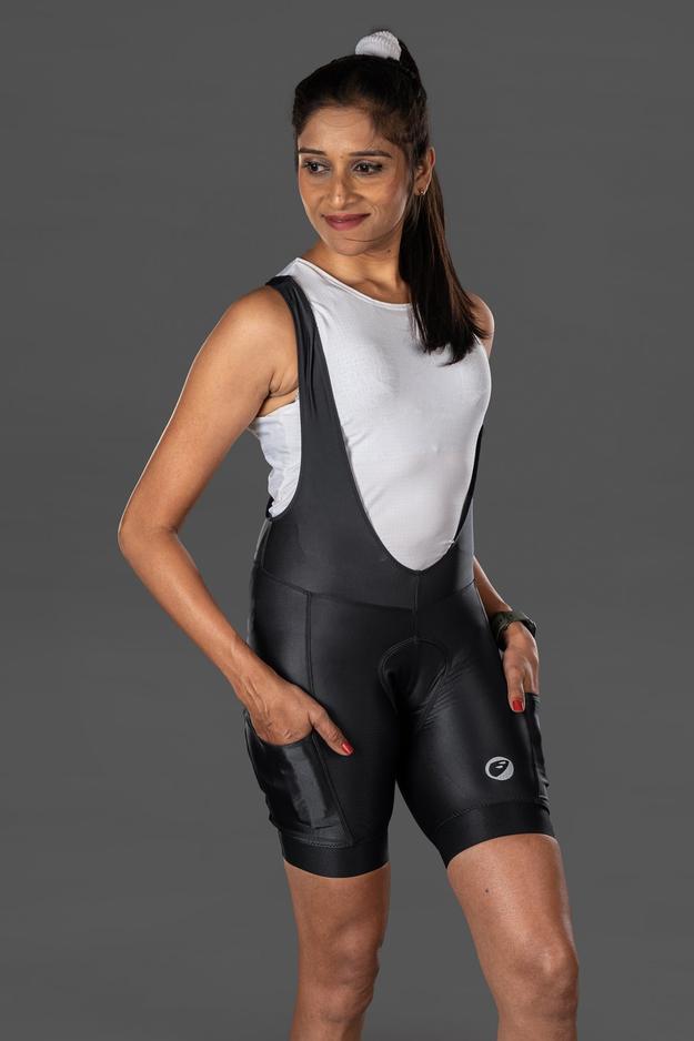 Womens Cycling | Bib Shorts | Explore | Black 24