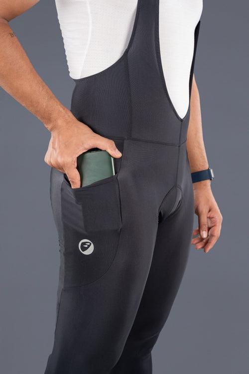 Mens Cycling Bib Full Tights | Gel Padded | Nightrider