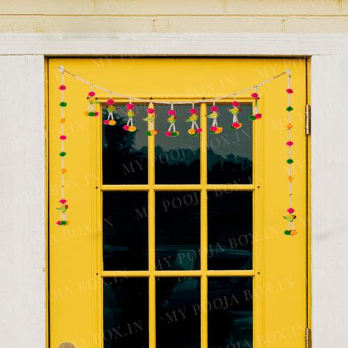 Handmade Parrot Bandanwar Door Hanging