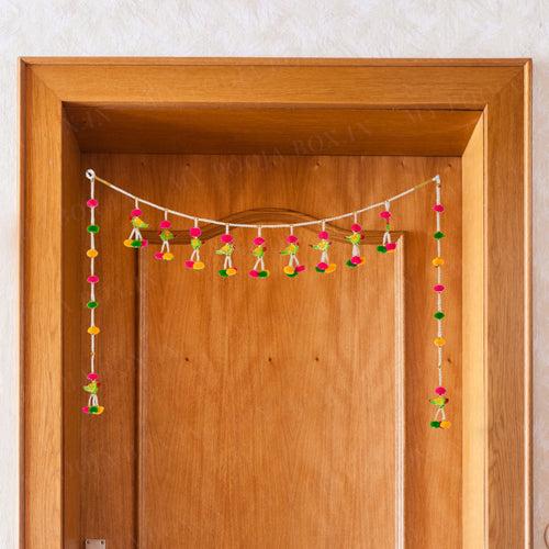 Handmade Parrot Bandanwar Door Hanging