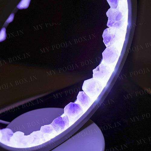 Natural Healing Energy Amethyst Glow Lamp