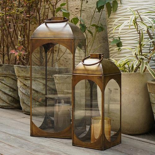 Luminous Antique Brass Lantern