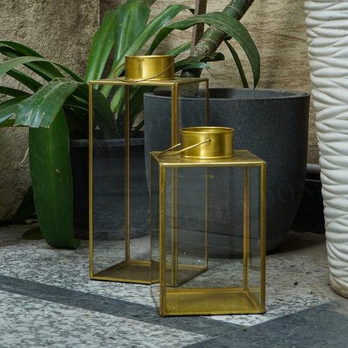 Glowing Beacon Brass Lantern