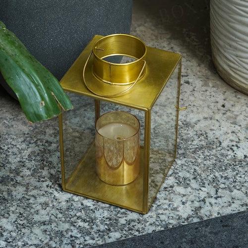 Glowing Beacon Brass Lantern