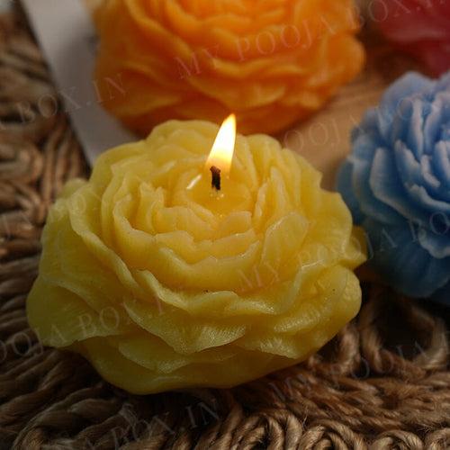 Beautiful Rose Shaped Scented Candles