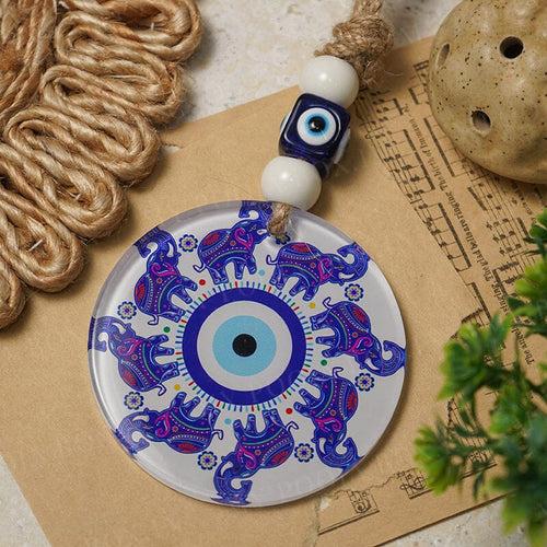 Feng Shui Elephant Jute Evil Eye Hanging