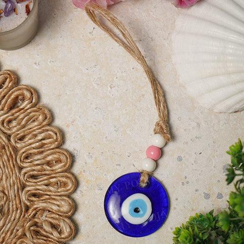 Petite Jute Evil Eye Hanging