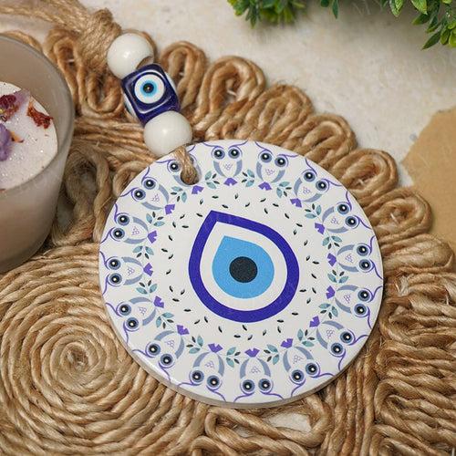 Feng Shui Nightwatch Owl Evil Eye Hanging