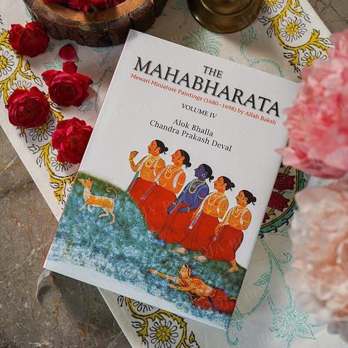 The Mahabharat Vol 1-4 Religious Coffee Table Book (Set of 4)