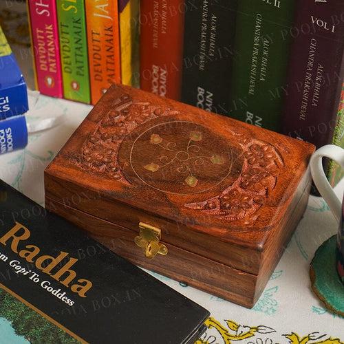 Manohara Wooden Pooja Box