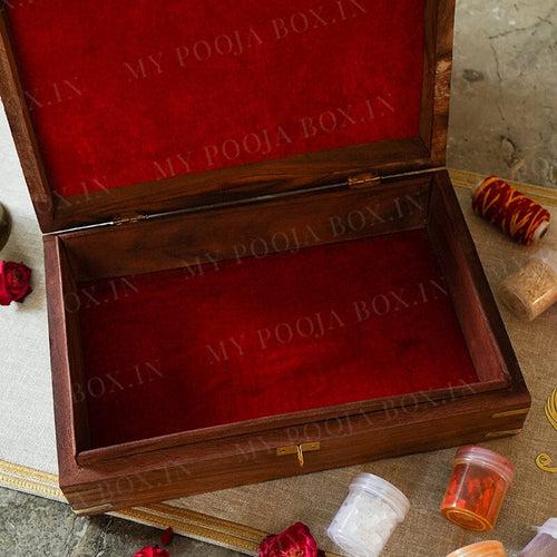 Kastoora Wooden Pooja Box