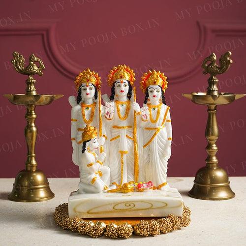 Marble Ram Darbar Idol for Gift/Puja