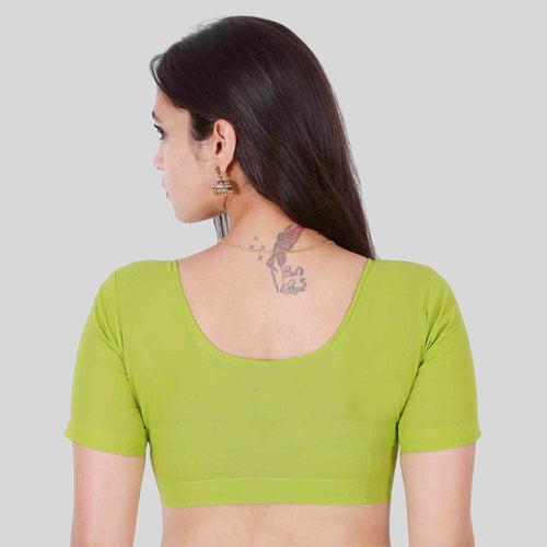 JISB 2by2 Round Neck Short Sleeve Cotton Blouse