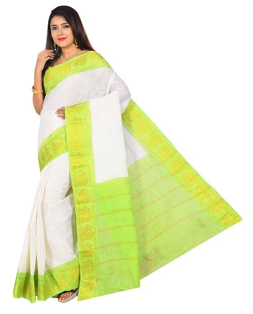 Sungudi Zari check saree