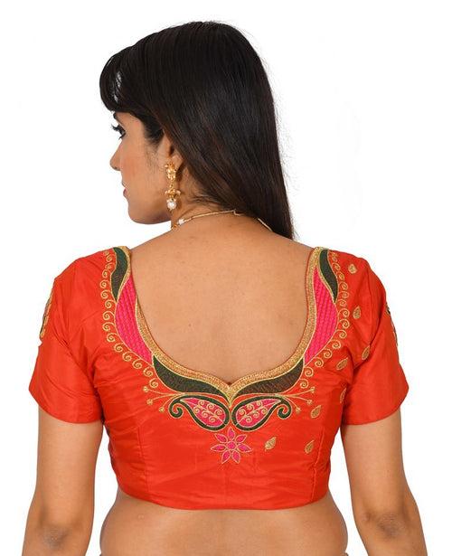 Embroidery Blouse Red