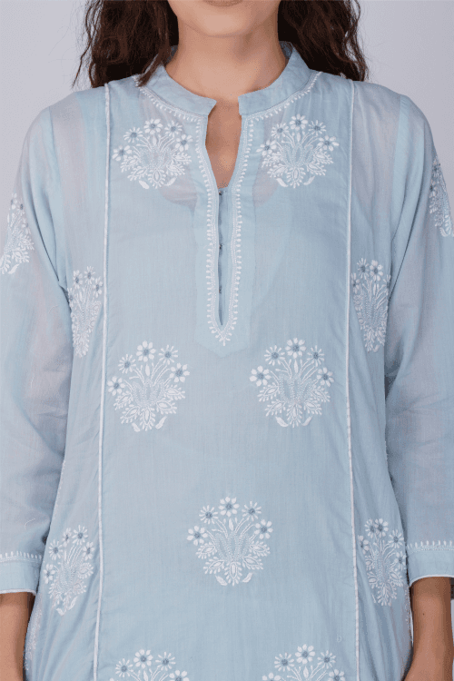 Phae Aashka Straight Mulmul Kurta