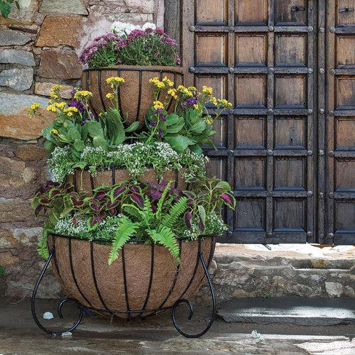 Cascade Planters ~ 3 Tier (with Coco-liners)