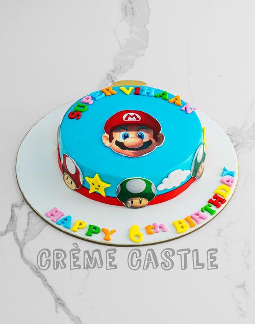 Mario Face Cake