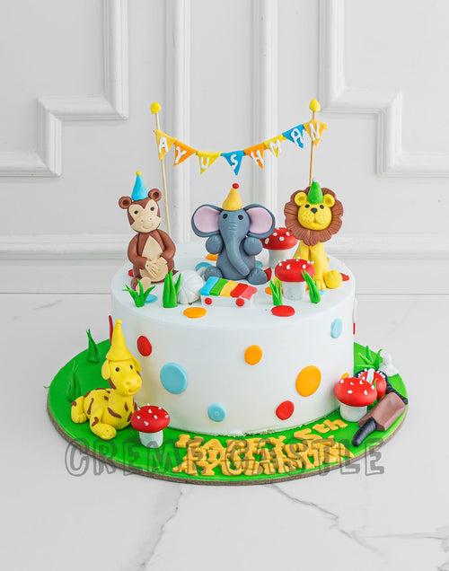 Animal Celebration Cake