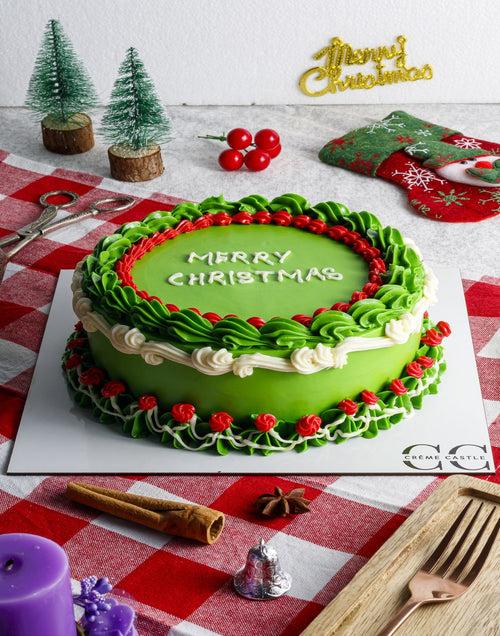 Christmas Tree Cake