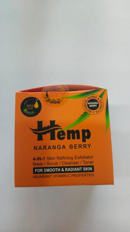 Organic Hemp Naranga berry radiant skin Scrub 50G
