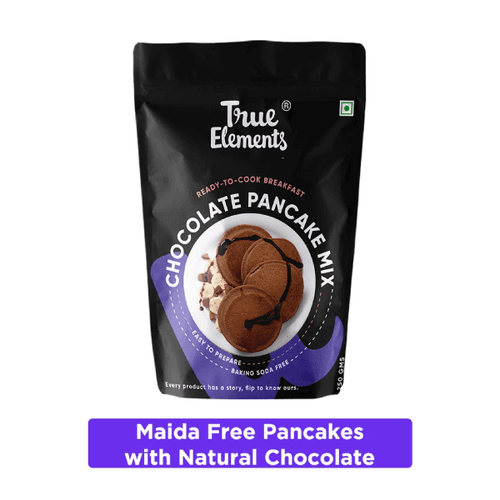 True Elements Chocolate Pancake Mix - Without Baking Soda -250grams