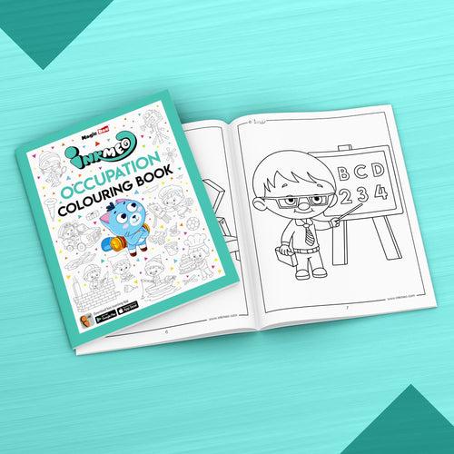 Occupation Reusable Colouring Book for Kids-Enhanced Learning with AR