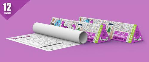 Find the Hidden Object Reusable Wall Colouring Roll (12 inch)-Interactive AR Learning