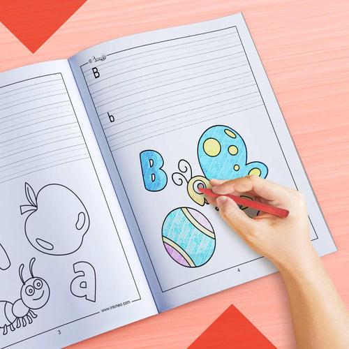 Alphabet Reusable Colouring Books for Kids-Enhanced Learning with AR