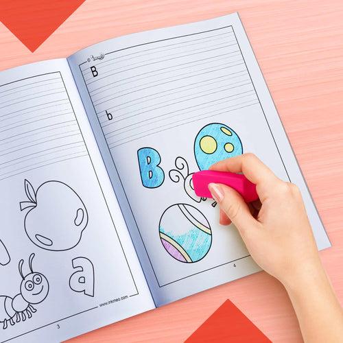 Alphabet Reusable Colouring Books for Kids-Enhanced Learning with AR