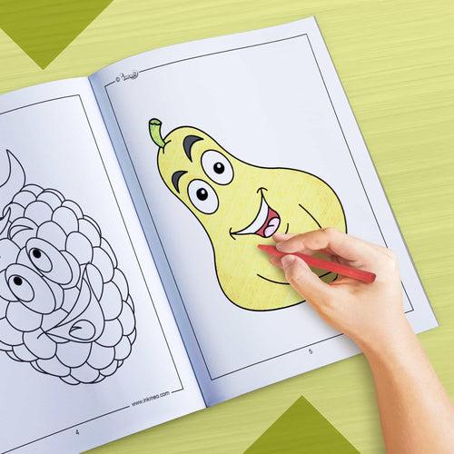 Fruits Reusable Colouring Books for Kids-Immersive AR Experience
