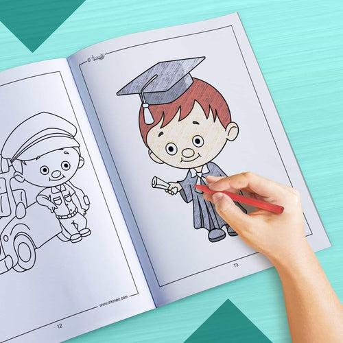 Occupation Reusable Colouring Book for Kids-Enhanced Learning with AR