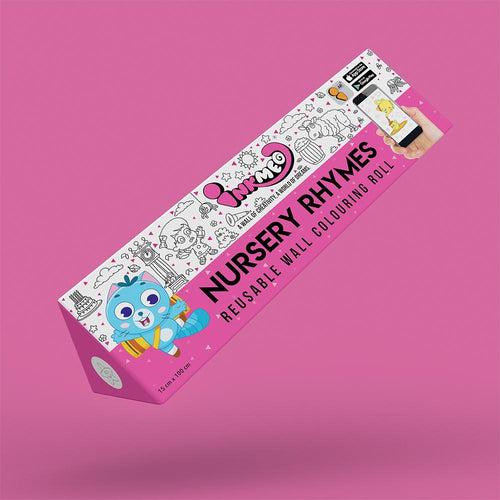 Nursery Rhymes Reusable Wall Colouring Roll(6 inch)-Interactive AR