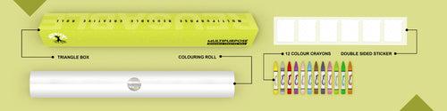 Multipurpose Reusable Wall Colouring Rolls