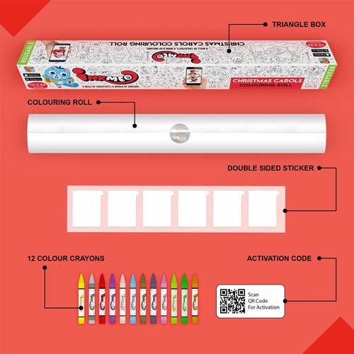 Christmas Carols Colouring Roll (18 Inch) - AR Learning Innovations