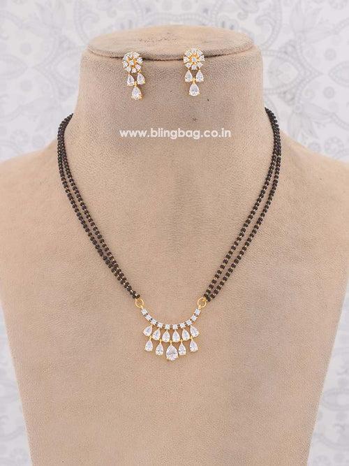 Golden Clara Mangalsutra Set