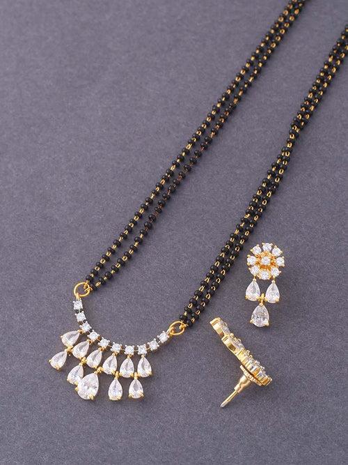 Golden Clara Mangalsutra Set