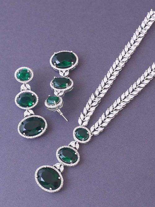 Emerald Benito Zirconia Jewellery Set