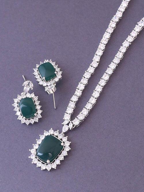 Emerald Kaitlyn Zirconia Jewellery Set