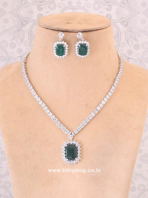 Emerald Kaitlyn Zirconia Jewellery Set