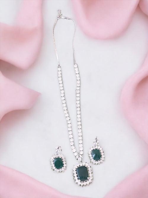 Emerald Kaitlyn Zirconia Jewellery Set