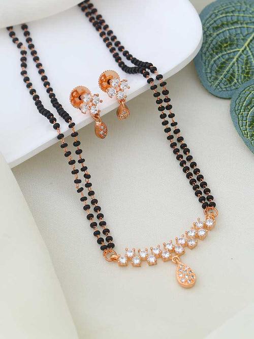 Rose Gold Rizky Mangalsutra Set