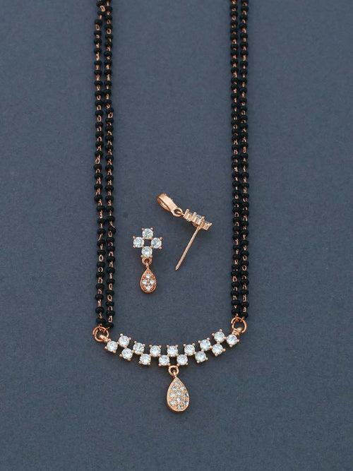 Rose Gold Rizky Mangalsutra Set