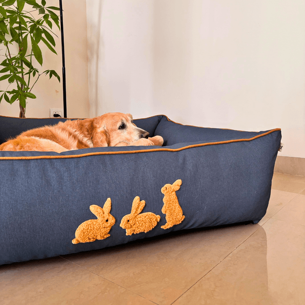 PoochMate Bunny Bliss Dog ONLY Bed Cover