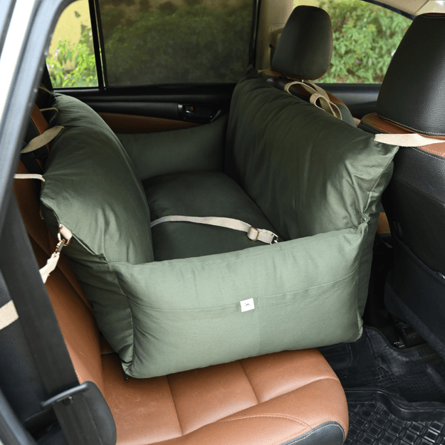 PoochMate Dog Travel Bed Large : Forest Green