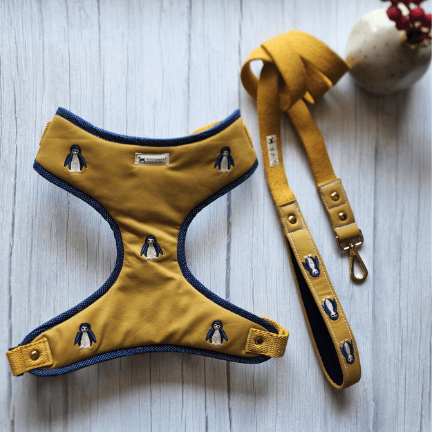 PoochMate Mustard Penguin Dog Harness Only