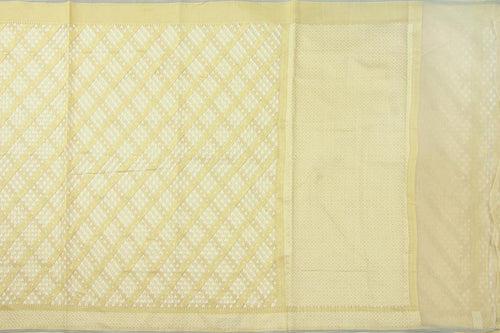 Pastel Peach Banarasi Silk Cotton Saree With Antique Zari For Office Wear PSC NYC 1108